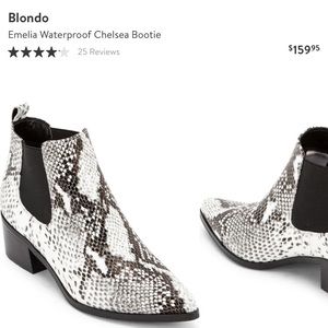 Blondo Snake Booties